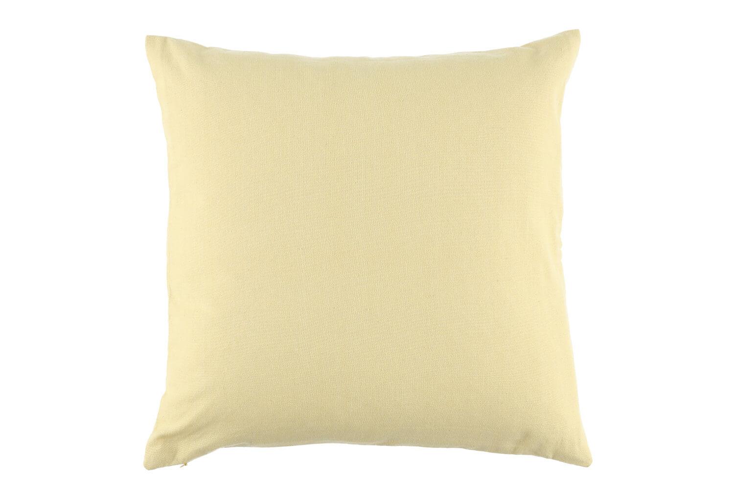 4living Solid tyynynpäällinen keltainen 45x45 cm