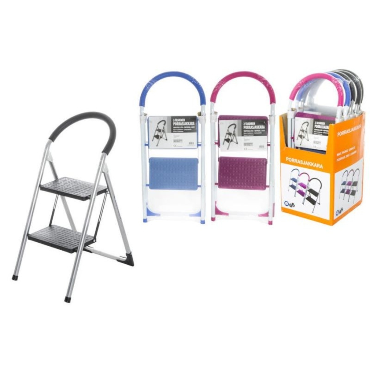 Taitettava porrasjakkara Taitettava porrasjakkara