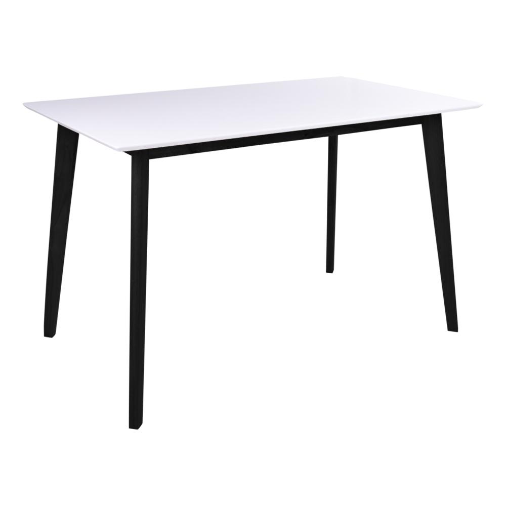 House Nordic Vojens ruokapöytä 70x120 cm musta/valkoinen