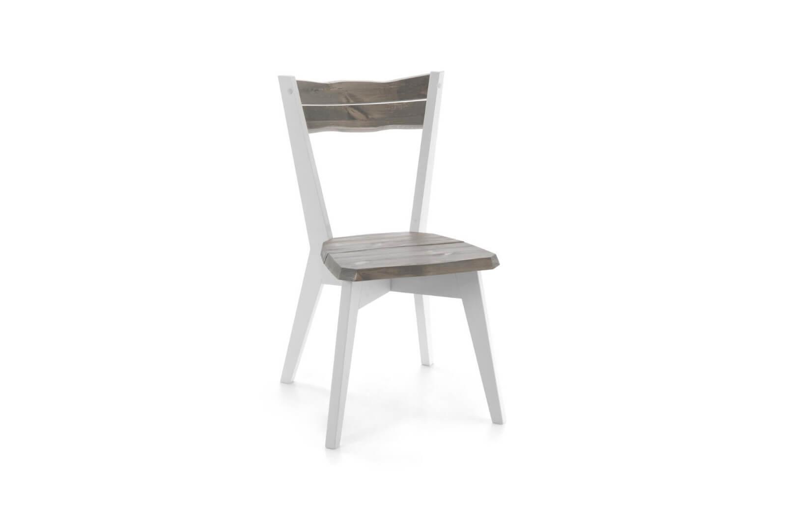 Lana ruokapöydän tuoli harmaa/valkoinen