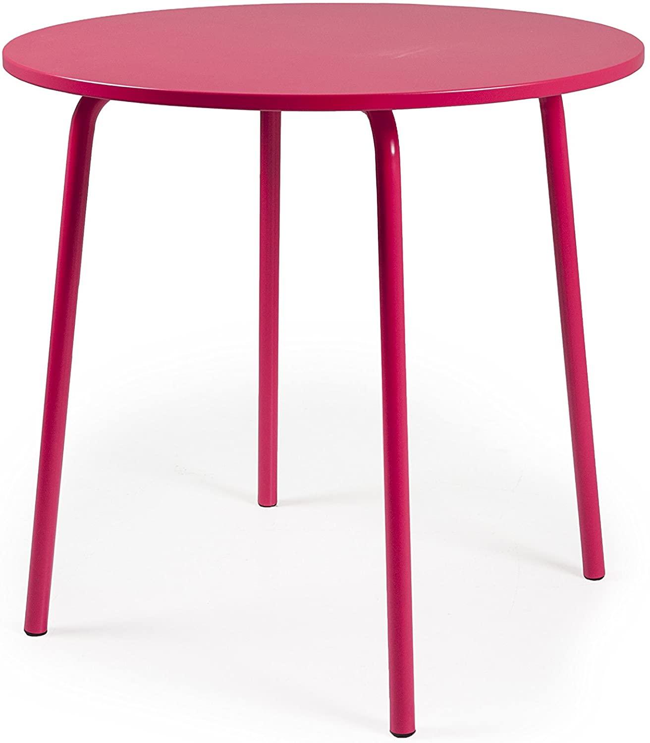 Pyöreä Lolly ruokapöytä 90 cm punainen