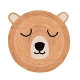 4living Buddy juuttimatto luonnonväri pyöreä 120 cm