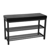 4living eteispenkki kenkätelineellä musta