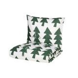 4living Kuusi pussilakanasetti vihreä-valkoinen 150x210 cm