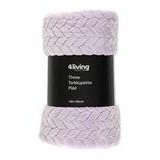 4living Mila torkkupeitto liila 125x150 cm