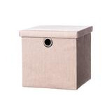 4Living Säilytyslaatikko kannella beige