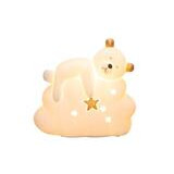 4Living Teddy pöytävalaisin valkoinen