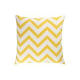 4living Zigzag koristetyyny keltainen 45x45 cm