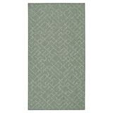 Alta sileäksi kudottu matto vihreä