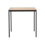 Andi ruokapöytä tammi-musta 75 x 75 cm