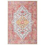 Aya sileäpintainen matto punainen-keltainen