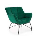 Belton nojatuoli tummanvihreä sametti