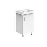 Bianco allaskaappi ovella mattavalkoinen 45 cm