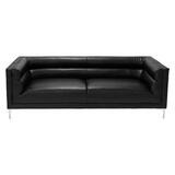 Boxy 2-istuttava sohva musta
