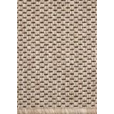 Brooklyn sileäksi kudottu matto beige