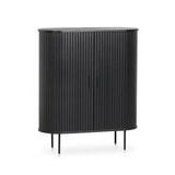 Cami lipasto rulo-liukuovilla musta 100 cm