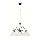 Dorothea kattokruunu 3 osainen mattamusta-valkoinen