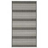 Duo sileäksi kudottu matto harmaa