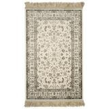 Helene viskoosimatto harmaa-beige