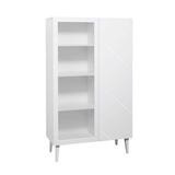 Hiipakka Vilja kaappi kirkkaalla lasiovella