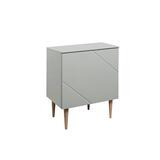 Hiipakka Vilja yöpöytä 50 cm ovella oliivinvihreä