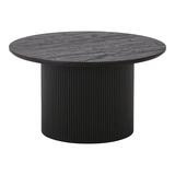 House Nordic Boavista sohvapöytä pyöreä tummanruskea 80 cm