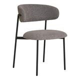 House Nordic Mira tuoli vaaleanharmaa boucle