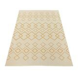 Iiris kumipohjainen matto keltainen