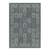 Kalvi chenillematto harmaa-sininen