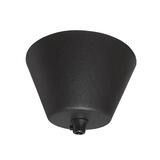 Kattokuppi musta 13x7 cm