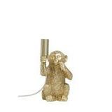 L&L Monkey apina pöytävalaisin kulta