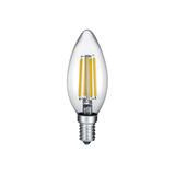 Lamppu LED E14 filament kynttiläkupu 4W 470lm 2700K