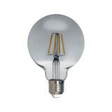 Lamppu LED E27 filament globe 6 W 190 lm 1800K savu