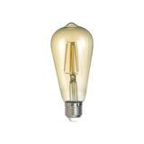 Lamppu LED E27 filament industrial 6W 420lm 2700K ruskea