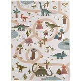 Lasten Coco Dinosaurukset matto 1131 cream