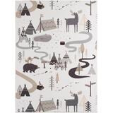 Lasten Coco Metsäretki matto 1135 cream