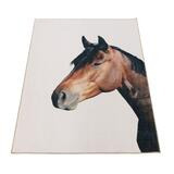 Lasten Hevonen matto beige