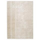 Latte plyysimatto beige-valkoinen