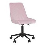 Laura työtuoli sametti vaaleanpunainen