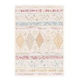 Mooste chenillematto valkoinen-multi