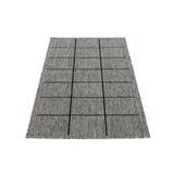 Oodi kumipohjainen matto musta/harmaa