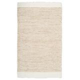 Pouta puuvillamatto luonnovalkoinen