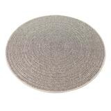 Pyöreä kaksipuolinen Piritta matto natural