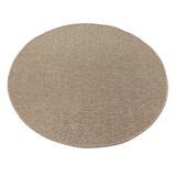 Pyöreä kaksipuolinen Piritta matto pellava