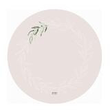 Pyöreä lasten Olive garden matto vaaleanharmaa