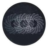 Pyörre bukleematto musta