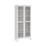Roma vitriini valkoinen 88x36x202 cm