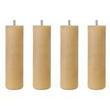 Sängyn jalkasarja luonnonväri pyöreä 20 cm