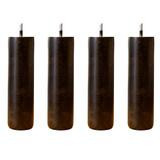 Sängyn jalkasarja wenge pyöreä 25 cm