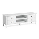 Sundborn tv-taso 150 cm valkoinen